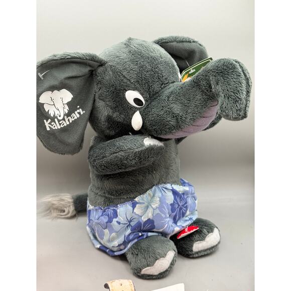 Kalahari Resorts Animated ELEPHANT Cuddle Barn Plush Toy Doll NEW - Picture 2 of 4